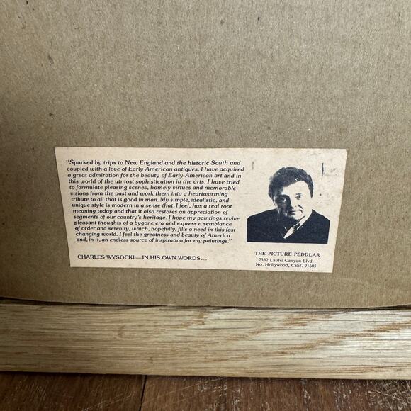 Charles Wysocki VINTAGE Farm Folk Frame Print‎ 12 x 14 inches - Picture 9 of 10